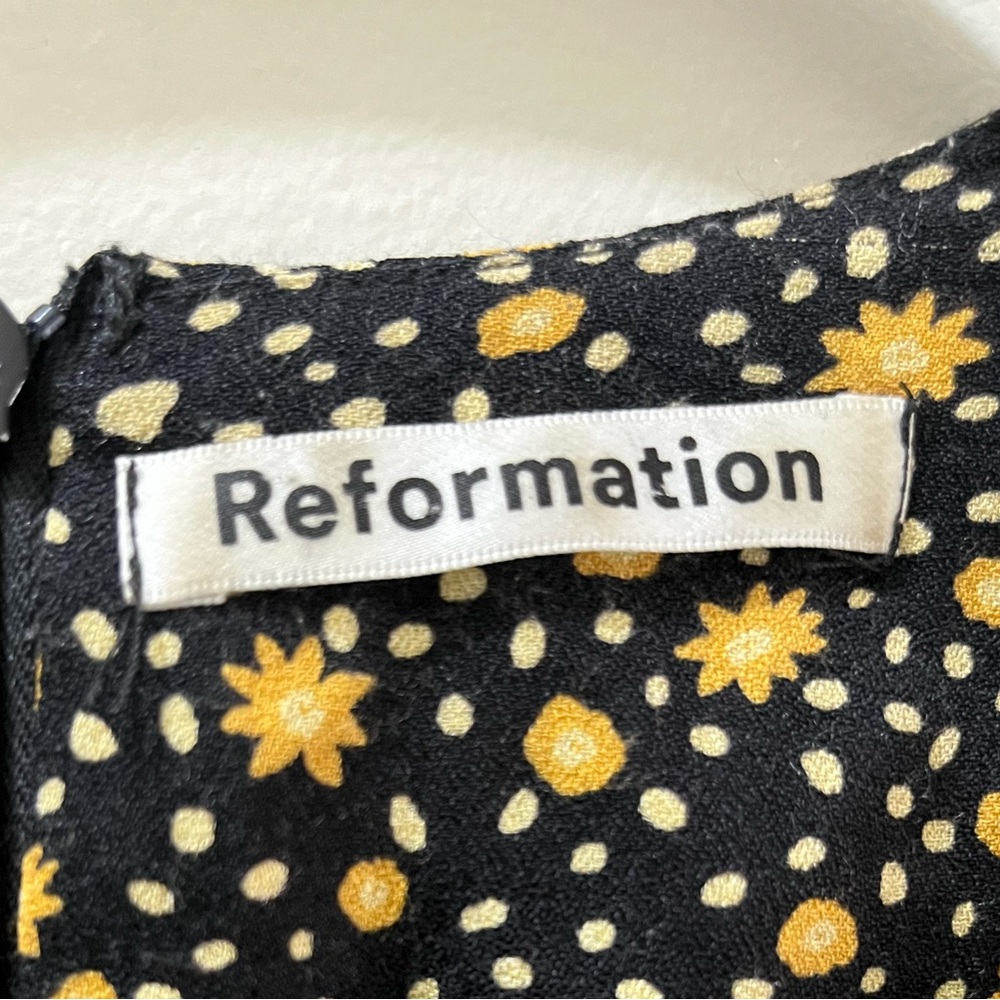 Reformation Hunt Dress in Carolina, Size 0 - Picture 3 of 14